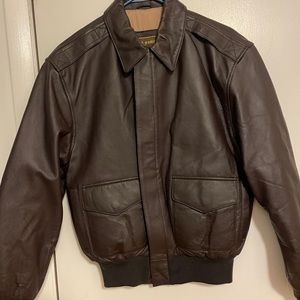 COPY - Air Force Landing Leather Jacket Size Small